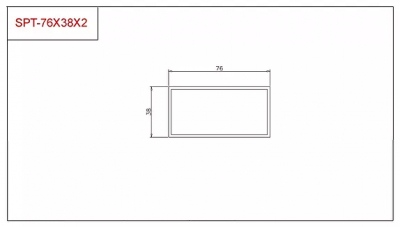 76x38x2mm