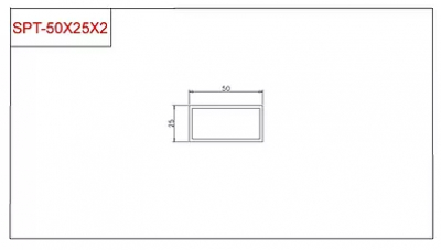 50x25x2mm